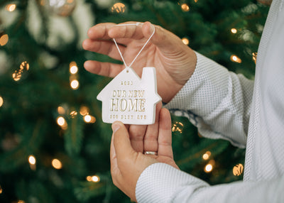 Personalized Christmas Ornament - Our New or Our First Home 2024