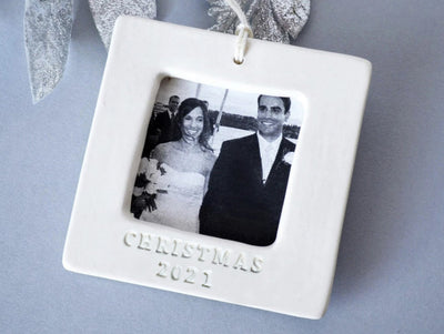 First Christmas Ornament 2021 - READY TO SHIP - Picture Frame