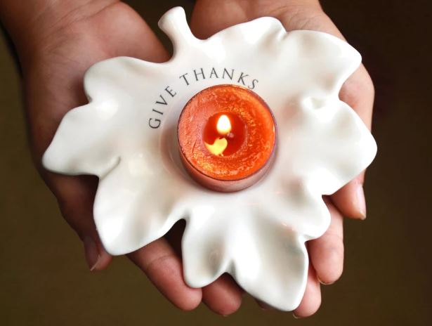 give thanks pumpkin spice candle