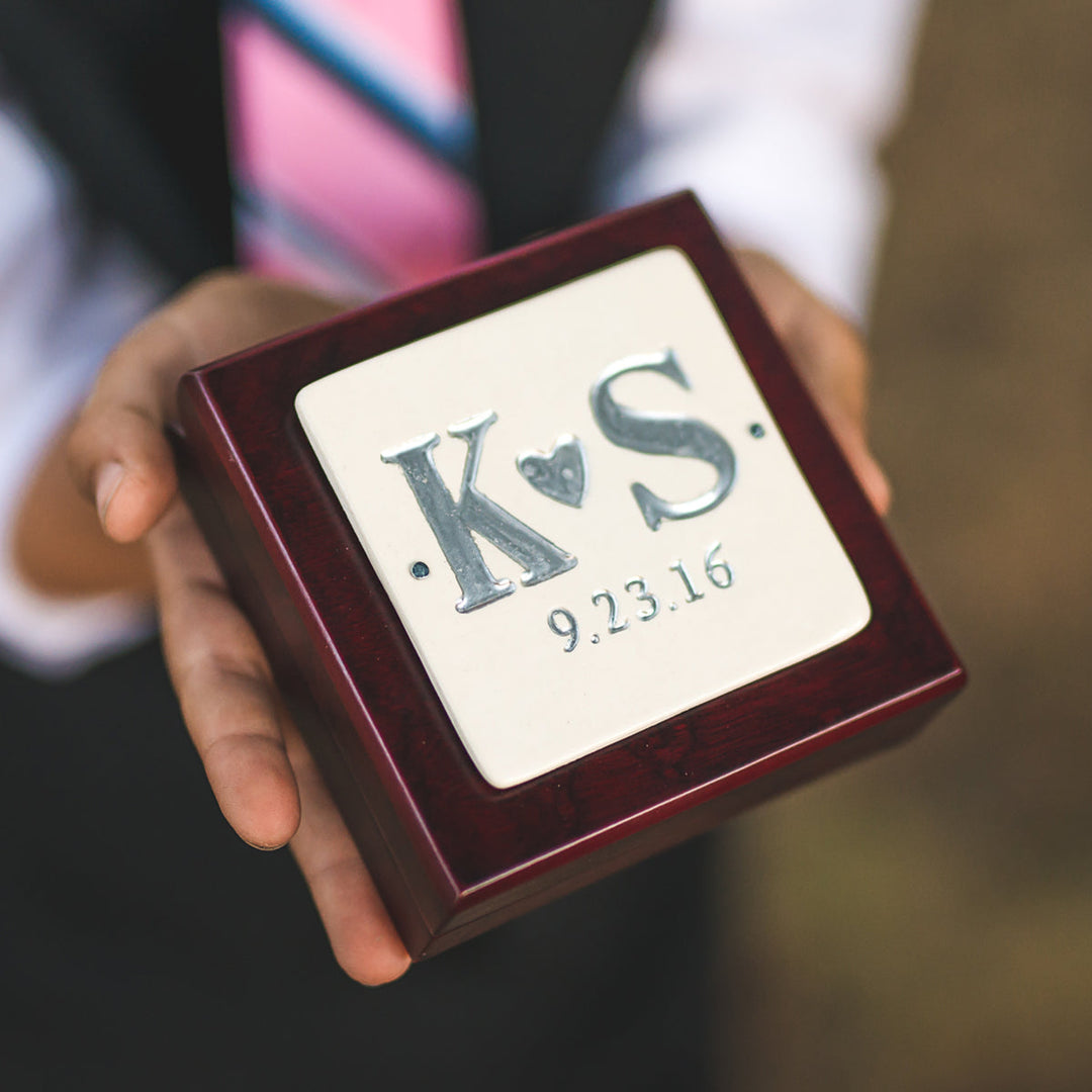 personalized ring box for weddings