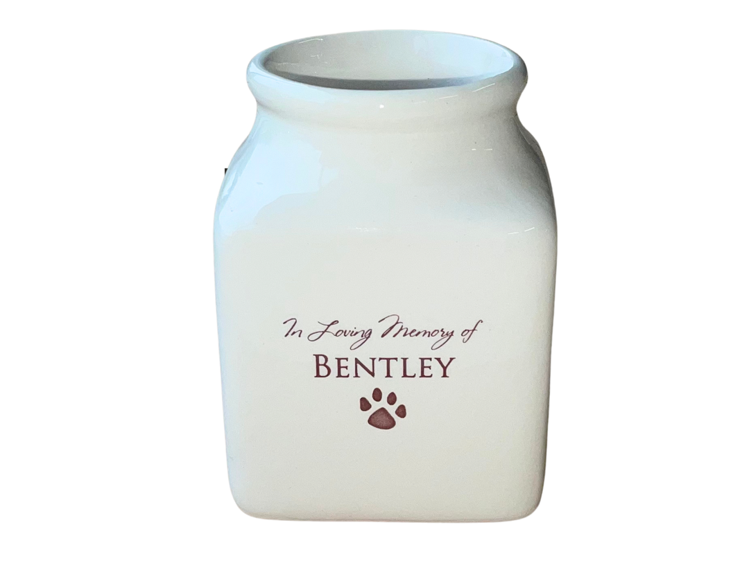 Pet Remembrance Candle, Personalized, Sympathy Heart, Memorial Tea Light, In Loving Memory, Your Paw Prints Will Forever Remain...