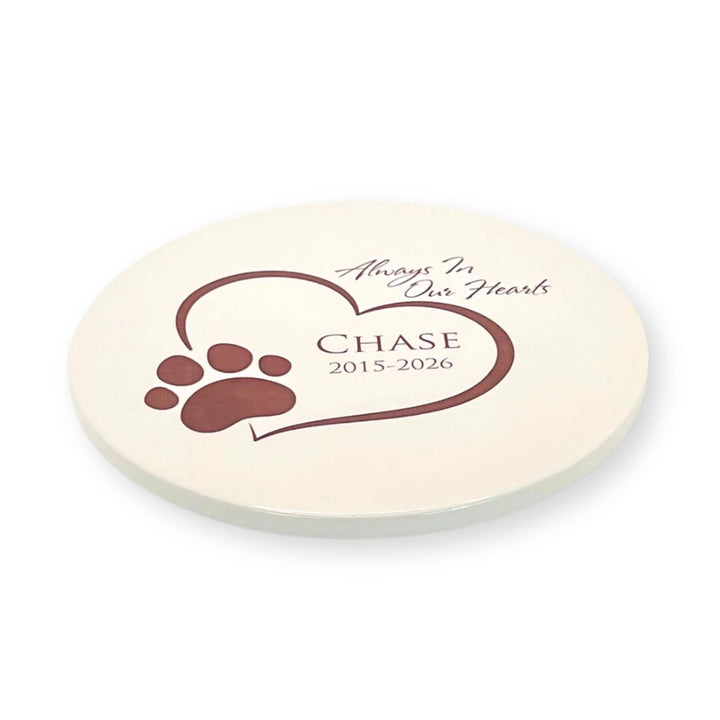 Personalized Pet Memorial - 7" Garden Tile - Sympathy Gift - Yard Marker - Loss of Pet