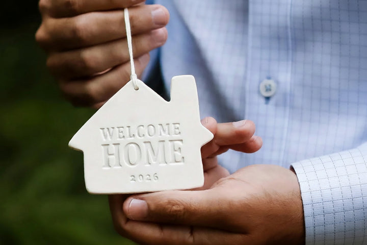 Welcome Home Christmas Ornament - "Welcome Home" + Year - READY TO SHIP