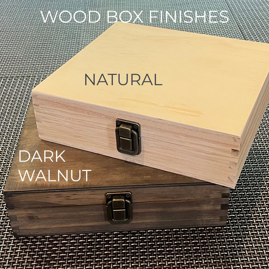 Baptism Keepsake Wood Box, Personalized Memory Box