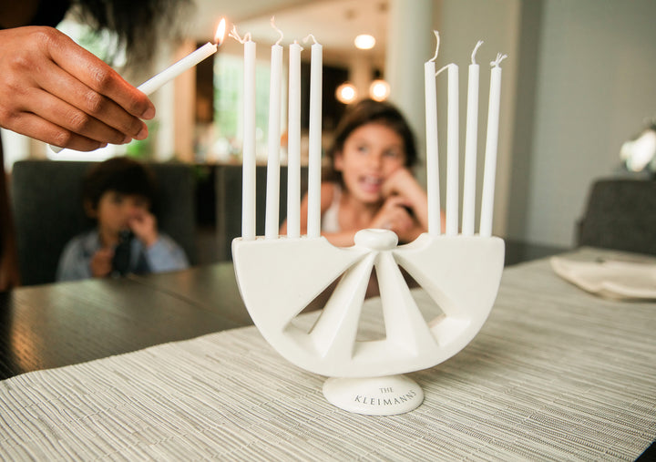 Personalized Menorah for Hanukkah, Menorah Chanukah with Candles