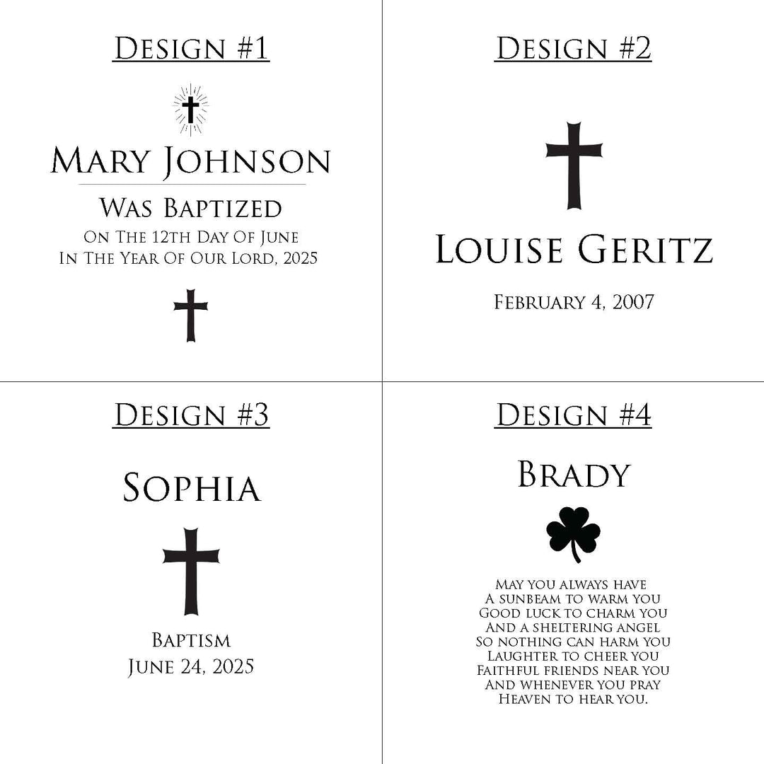 Baptism Keepsake Wood Box, Personalized Memory Box