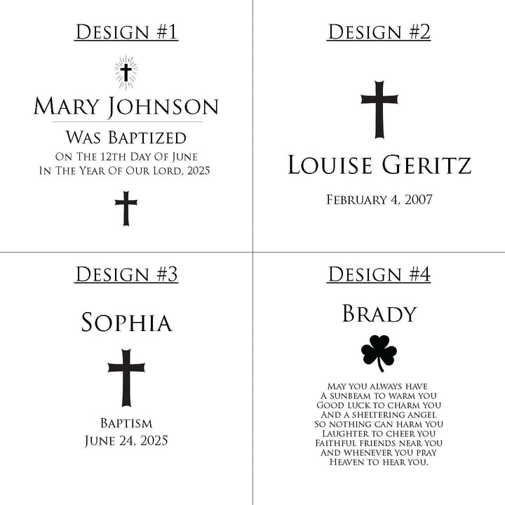 Baptism Keepsake Wood Box, Personalized Memory Box