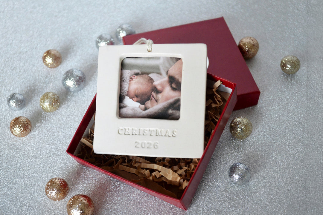 First Christmas Ornament - READY TO SHIP - Picture Frame