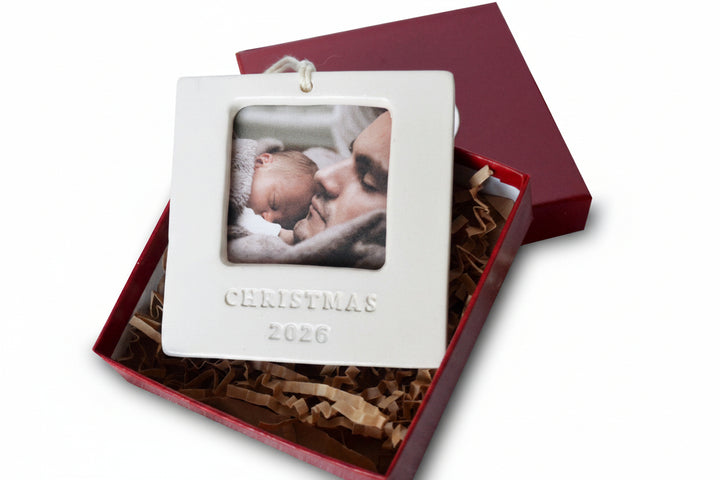First Christmas Ornament - READY TO SHIP - Picture Frame