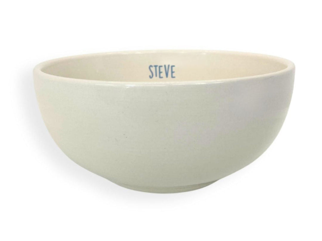 Ceramic Cereal Bowl | Personalized | Add Custom Text | Child Gift | Birthday | Celebration | 6" Dia.