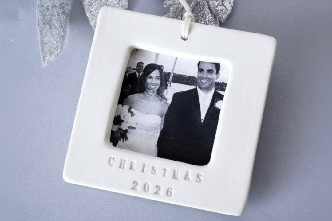 First Christmas Ornament - READY TO SHIP - Picture Frame