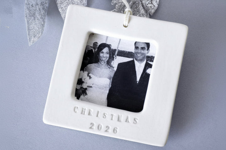 First Christmas Ornament - READY TO SHIP - Picture Frame