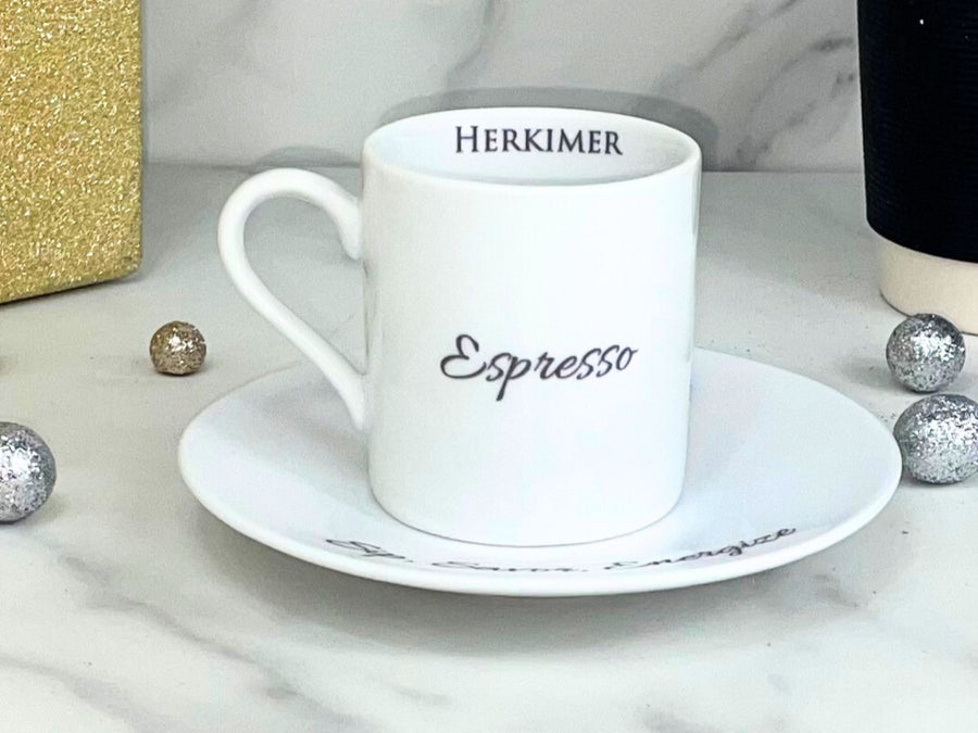 your name on the inside of this espresso cup