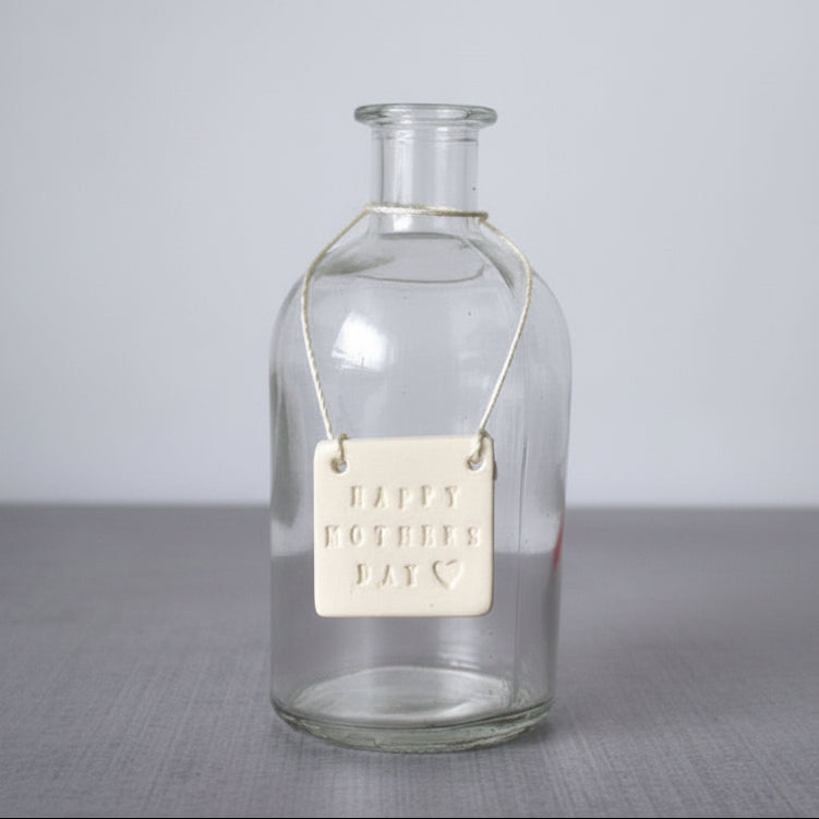 Mother's Day Gift, Mom Gift, Mothers Day Gift, Mom Gift Idea - Glass Bud Vase - READY TO SHIP