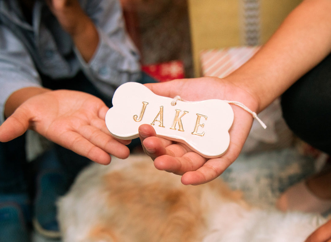 Personalized Dog Christmas Ornament with Name