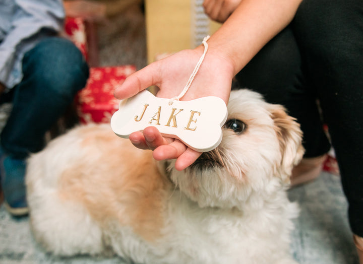 Personalized Dog Christmas Ornament with Name