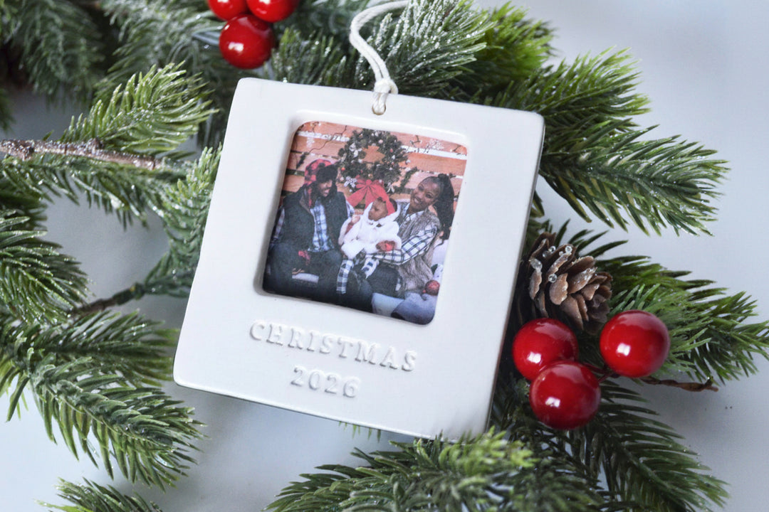 First Christmas Ornament - READY TO SHIP - Picture Frame