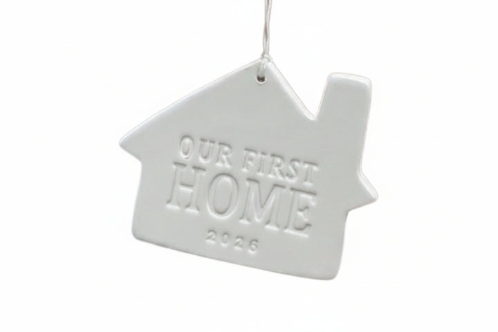 First Home Christmas Ornament - Our First Home - READY TO SHIP