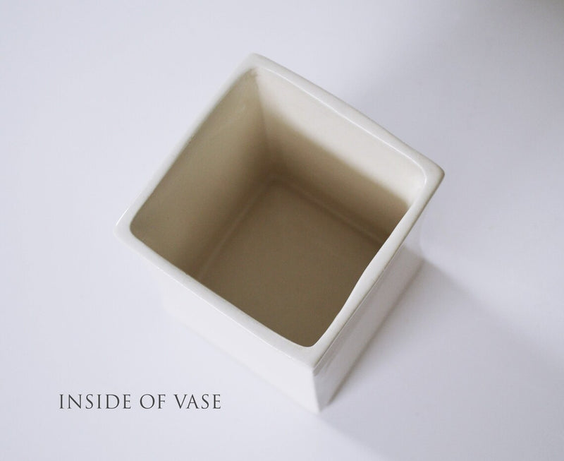 Teachers plant the seeds of knowledge ... - Square Vase - READY TO SHIP