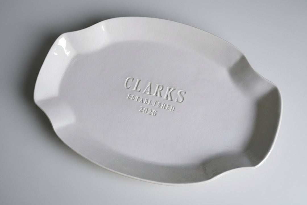 Personalized Platter - Housewarming or Wedding Platter - Handmade