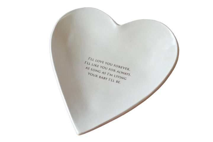 I'll Love you forever ceramic bowl - memorial gift