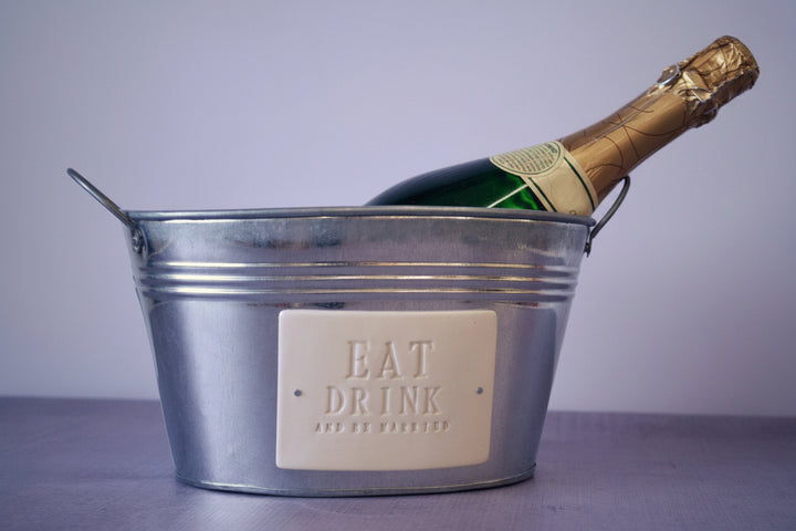 Eat, Drink and Be Married - Champagne Bucket - Wedding Gift