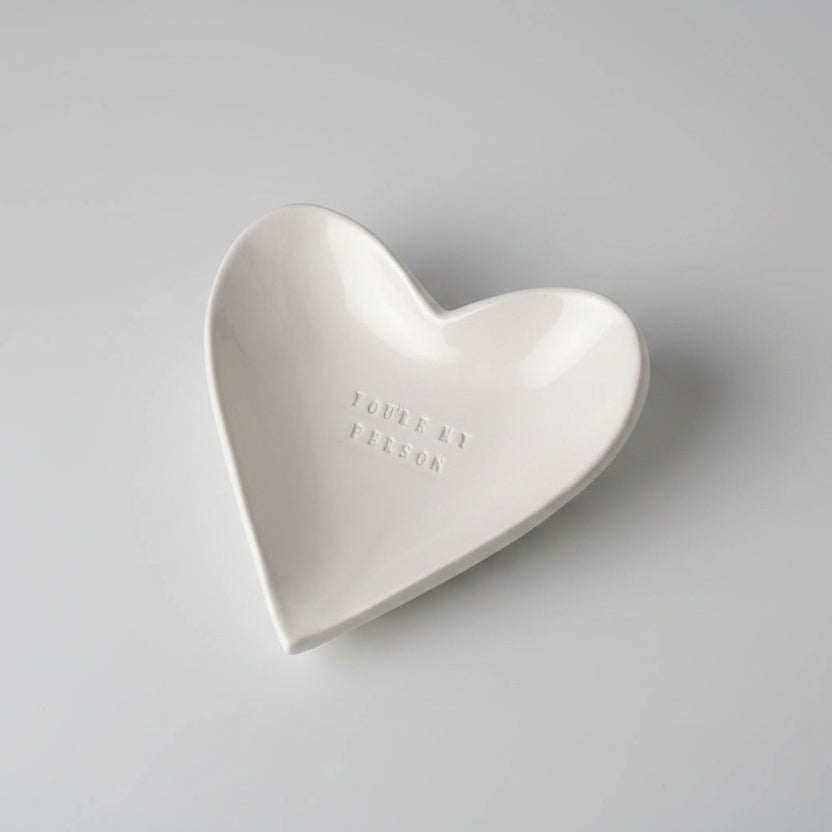 Unique Gift - You're My Person - Heart Bowl - READY TO SHIP