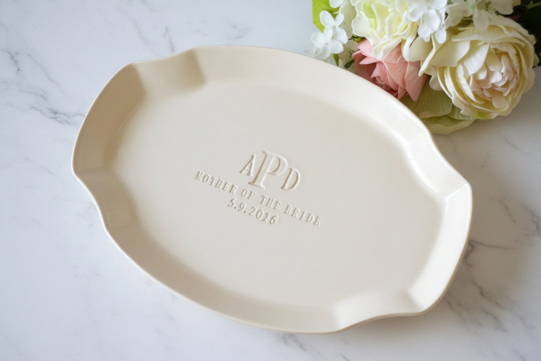 Personalized Platter - Mother of the Bride or Groom Wedding Gift