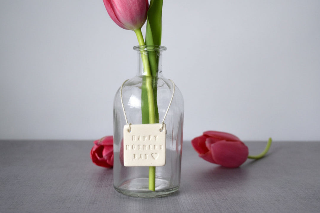 Mother's Day Gift, Mom Gift, Mothers Day Gift, Mom Gift Idea - Glass Bud Vase - READY TO SHIP