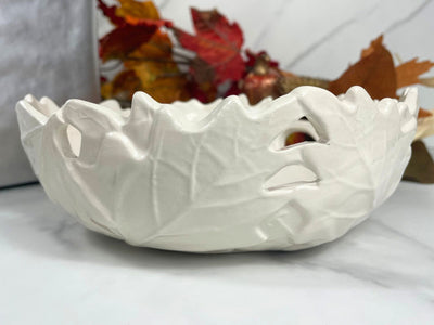 front view of leaf bowl