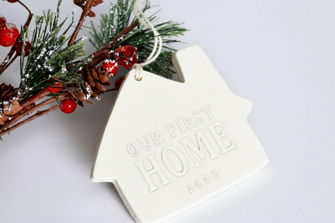 First Home Christmas Ornament - Our First Home - READY TO SHIP