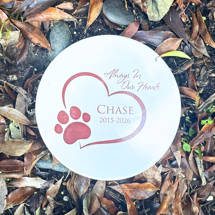Personalized Pet Memorial - 7" Garden Tile - Sympathy Gift - Yard Marker - Loss of Pet