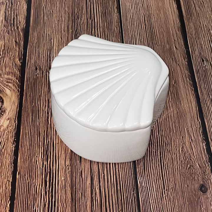 Personalized Engagement Gift "Two Less Fish..." Keepsake Box, Beach Wedding, Scallop Shell-Shaped