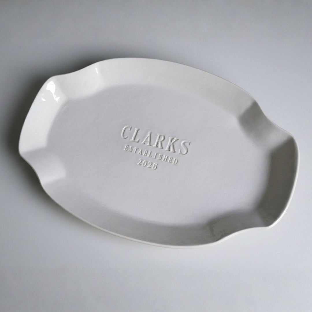 Personalized Platter - Housewarming or Wedding Platter - Handmade