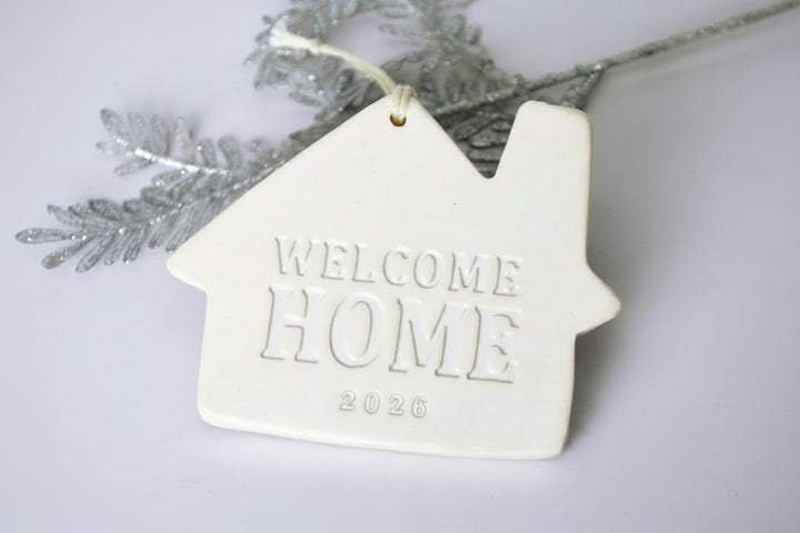 Welcome Home Christmas Ornament - "Welcome Home" + Year - READY TO SHIP