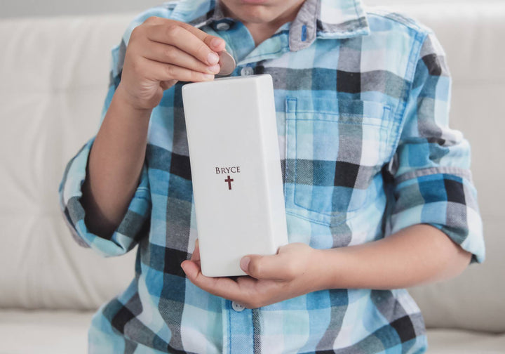 Personalized Modern "Piggy" Bank | Child Gift | Custom Name and Graphic