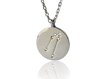 Silver Zodiac Jewelry, Zodiac Necklace, Constellation Necklace, Astrology Necklace, Gemini Necklace