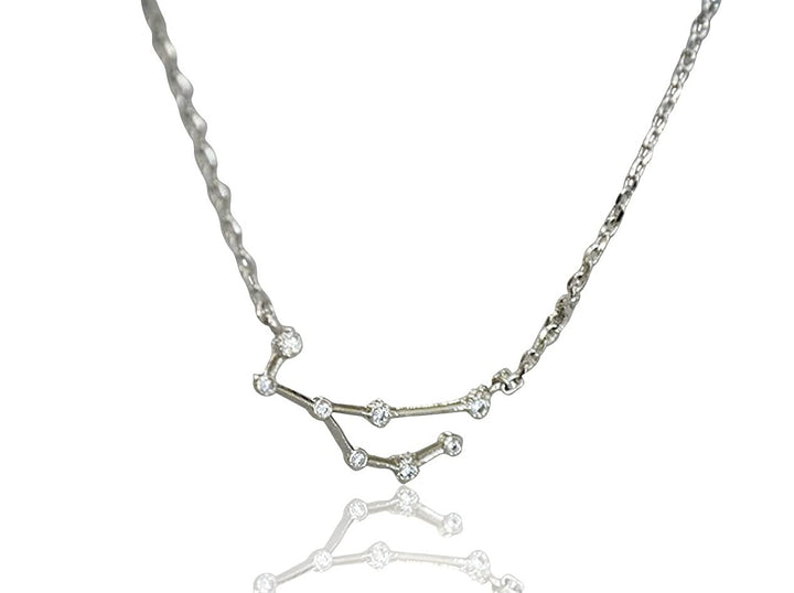 Silver Constellation Necklace, Zodiac Jewelry, Zodiac Necklace, Astrology Necklace