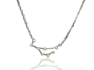 Silver Constellation Necklace, Zodiac Jewelry, Zodiac Necklace, Astrology Necklace