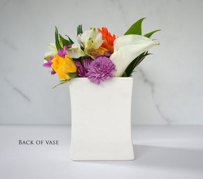 Mom Gift - Square Vase - READY TO SHIP - Mothers hold their children's hands ...