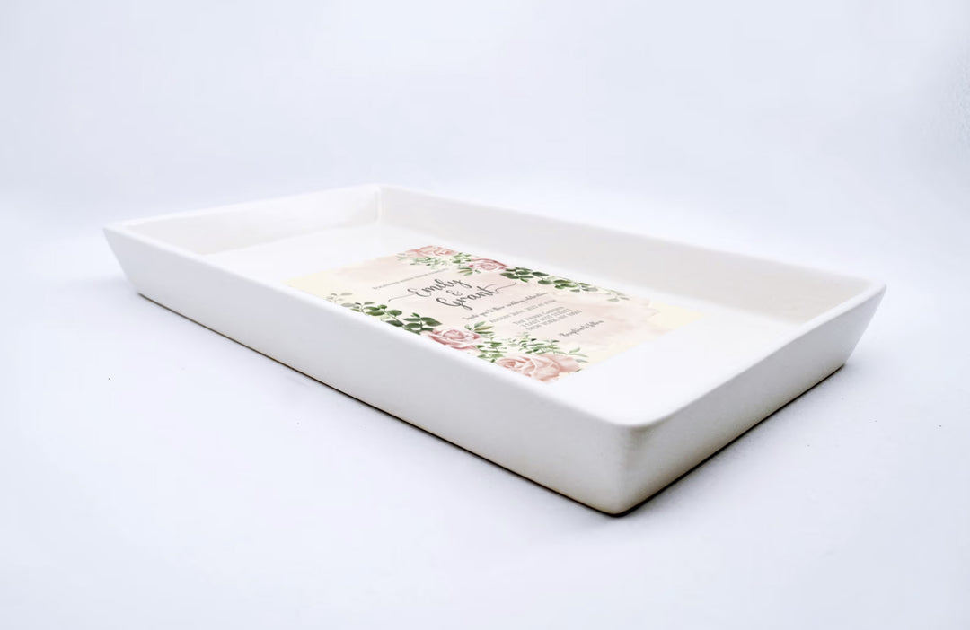 Personalized Wedding Invitation Gift - Rectangular Tray