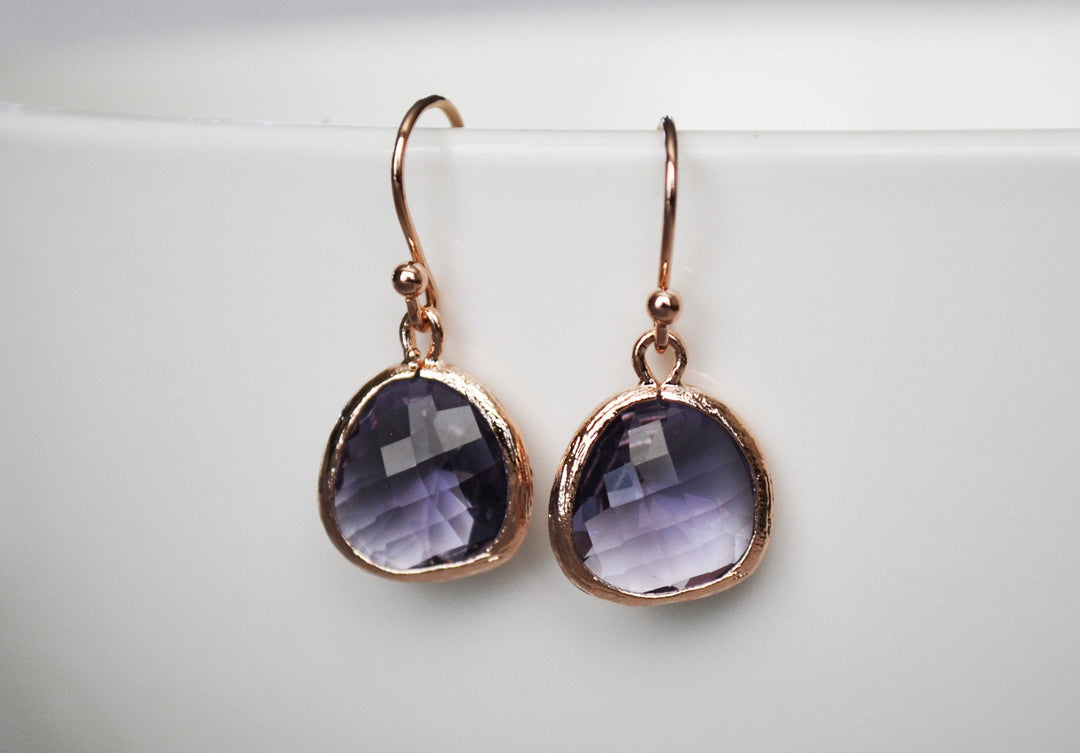 Amethyst Earrings, February Birthstone Gift, February Birthstone Earrings, Amethyst Jewelry Set