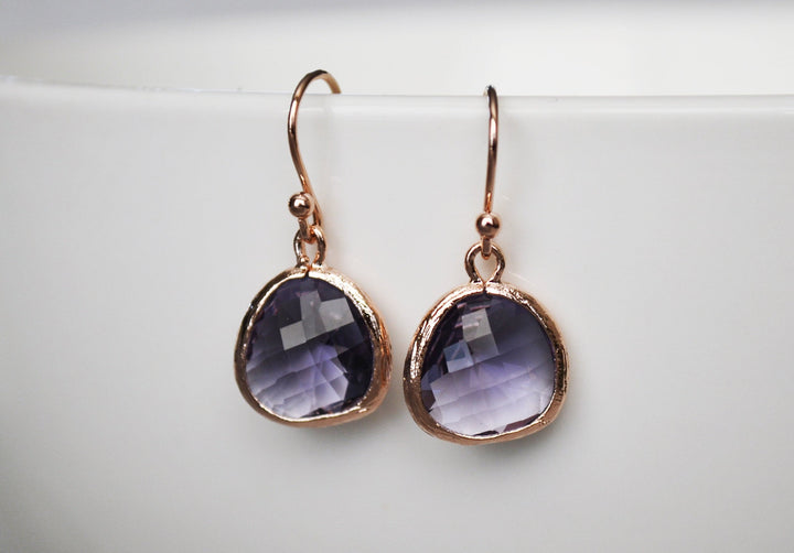 Amethyst Earrings, February Birthstone Gift, February Birthstone Earrings, Amethyst Jewelry Set