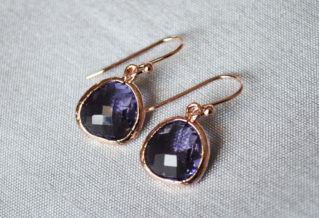 Amethyst Earrings, February Birthstone Gift, February Birthstone Earrings, Amethyst Jewelry Set