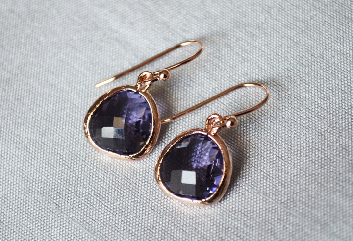 Amethyst Earrings, February Birthstone Gift, February Birthstone Earrings, Amethyst Jewelry Set