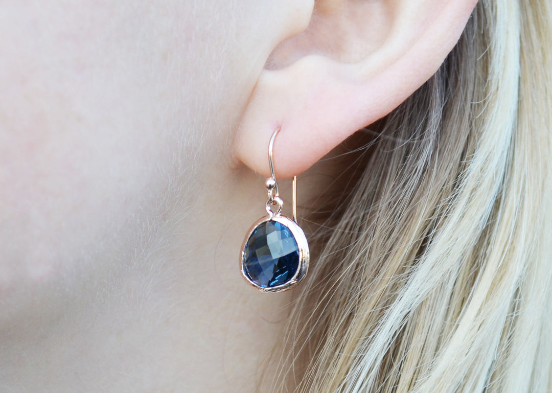 Aquamarine Earrings, March Birthstone Gift, March Birthstone earrings, Aquamarine Jewelry Set