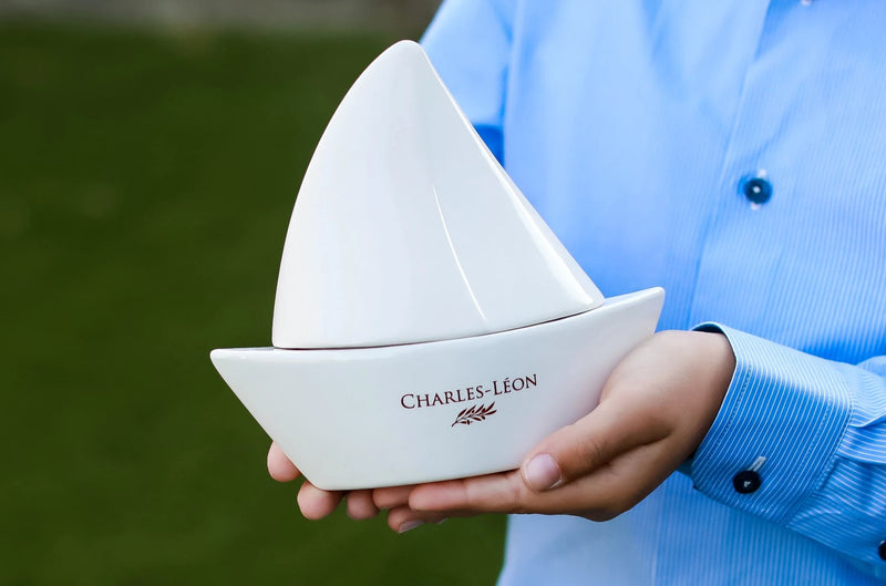 Sailboat Box - Baptism Gift, Baby Gift or First Communion Gift - Personalized Gift