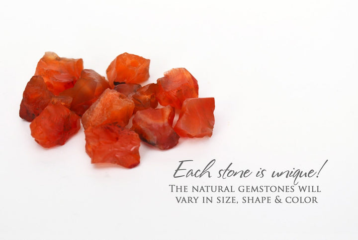 Carnelian Necklace, Raw Carnelian Stone Layering Necklace, Boho Necklace, Healing Crystal Necklace, Birthday Gift