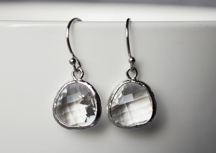 Diamond earrings, April Birthstone Gift, April Birthstone earrings, Diamond Jewelry Set
