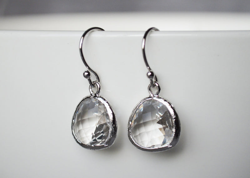 Diamond earrings, April Birthstone Gift, April Birthstone earrings, Diamond Jewelry Set